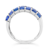 Sapphire & Diamond Band RIng