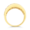 Rainbow Sapphire Cigar Band Ring
