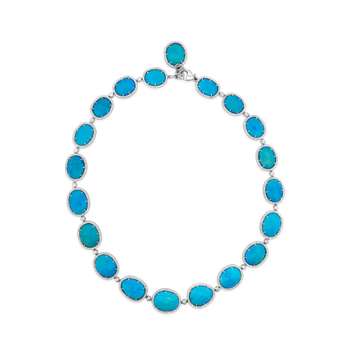 Turquoise & Diamond Necklace