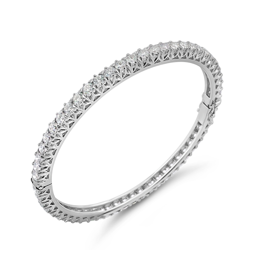 Estate Diamond Bangle Bracelet