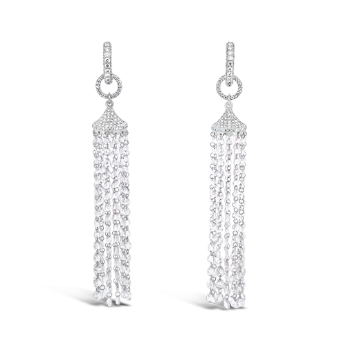 Diamond Tassel Earrings