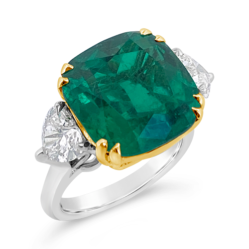 Emerald & Diamond Ring