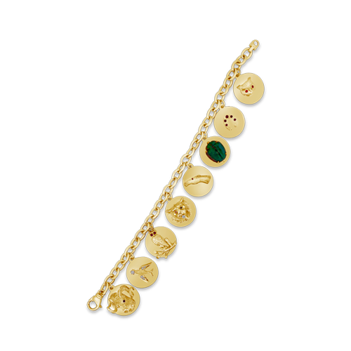 Yellow Gold Charm Bracelet
