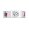 Ruby & Diamond Band Ring