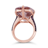 Morganite & Pink Sapphire Ring