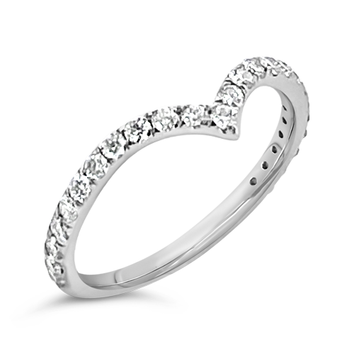 Diamond V Shaped Ring