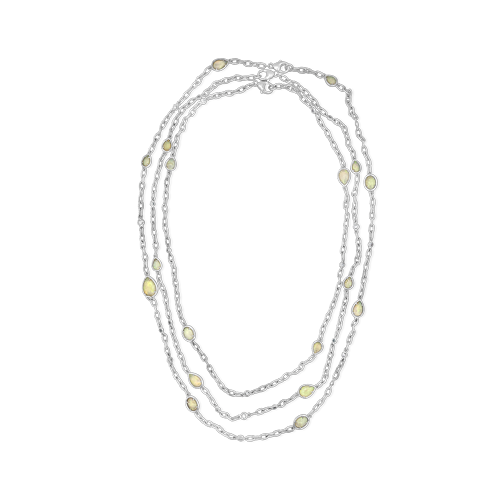 Opal & Diamond Necklaces