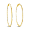 Diamond Hoop Earrings