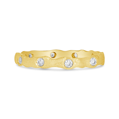 Diamond Freeform Band Ring