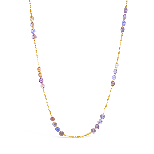 Fancy Color Diamonds by the Yard Necklace