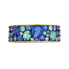 Sapphire & Tsavorite Band Ring
