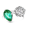 Mint Tourmaline & Diamond Ring