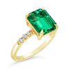 Emerald & Diamond Ring