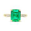 Emerald & Diamond Ring
