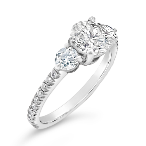 Three Stone Diamond Ring