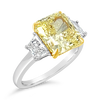 Yellow & White Diamond Ring