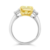 Yellow & White Diamond Ring