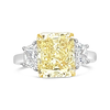 Yellow & White Diamond Ring