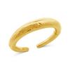 Hammered Gold Bangle Estate Bracelet