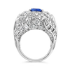 Sapphire & Diamond Dome Estate Ring