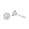 Bezel set Diamond Stud Earrings