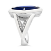 Kashmir Sapphire & Diamond Ring